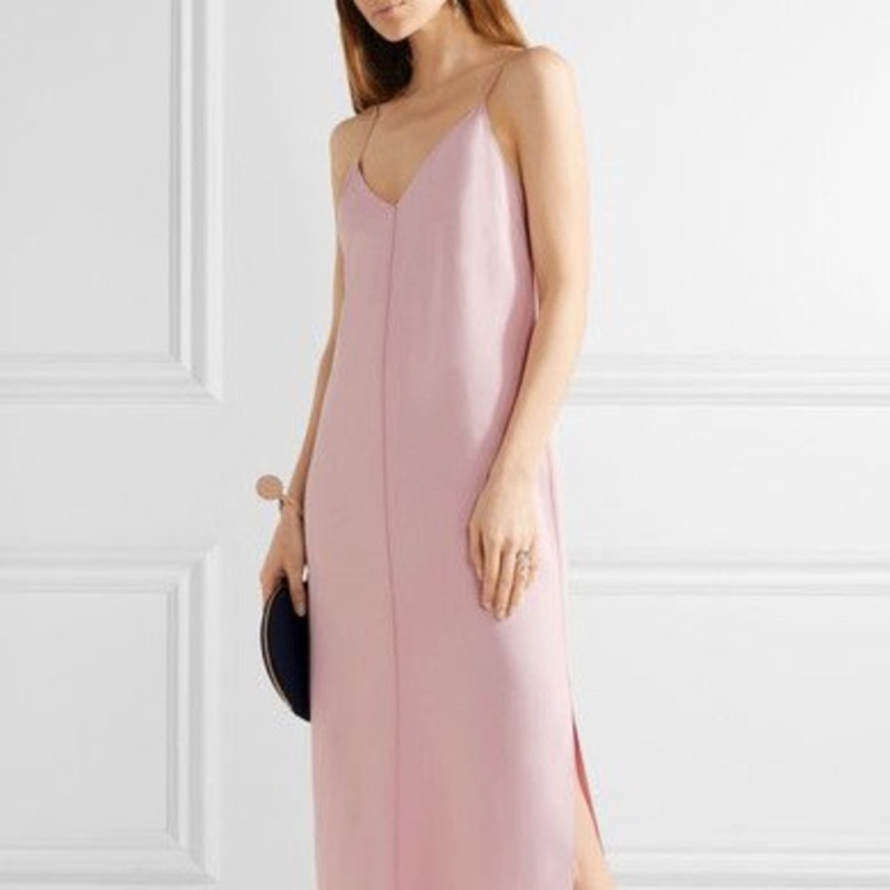 Net a porter maxi pink bridesmaid dress US 4